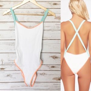 COPY - L*SPACE NWT white maniac one piece sz (10/L)